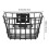 1Pack Iron Bike Basket for Bicycle Front with Storage 8.9x7.7in 2