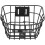 1Pack Iron Bike Basket for Bicycle Front with Storage 8.9x7.7in 7