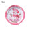 Roze wegwerp kerstbordjes (10 stuks) 2
