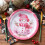 Roze wegwerp kerstbordjes (10 stuks) 5