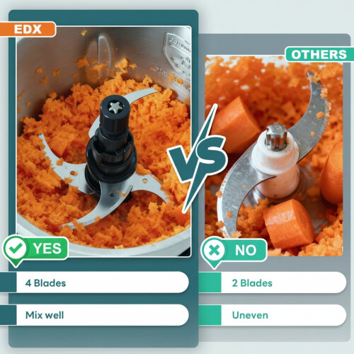 Ηλεκτρικός μύλος κιμά και κόφτης τροφίμων 450W, διπλά μπολ 2 λίτρων με 8 φλιτζάνια, 2