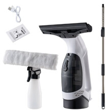 Cordless Window Vacuum Cleaner, Window Cleaner Squeegee Tool Set, with Squeegee Blade for Showers,Mirrors,Glass UK Plug