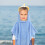 Robe Bain Enfant Bleu En Peluche Douce 7