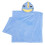 Robe Bain Enfant Bleu En Peluche Douce 8