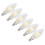 6-pak LED-kertepærer C35, E14-fatning, 4W4000K 3