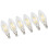 6-pak LED-kertepærer C35, E14-fatning, 4W4000K 5