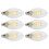 Lâmpada LED tipo vela C35 4000K com base E14 - pacote com 6 unidades 7