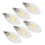 Lâmpada LED tipo vela C35 4000K com base E14 - pacote com 6 unidades 8