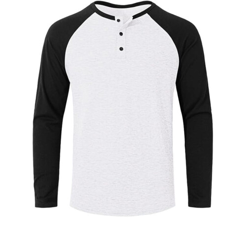Ανδρικά T-Shirts με Γραφικά Vintage πουκάμισα με μακριά μανίκια και στρογγυλή λαιμόκοψη, 2