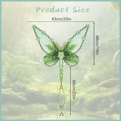 Ailes de papillon elfiques avec sangles réglables 2