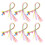 180Stk Haarextensions Kinder Clip-in Regenbogen Flechtzöpfe 2