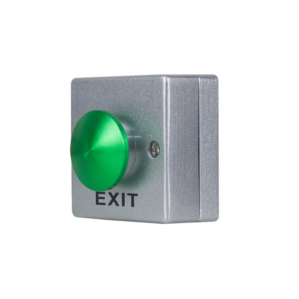 Door Opener Release Button Aluminum Alloy Waterproof Button For Door Access Control System Entry Open B 4712185731698