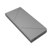 Wireless Folding Keyboard with Touchpad, Leather Cover, Stand, 64 Keys for Tablets Laptop