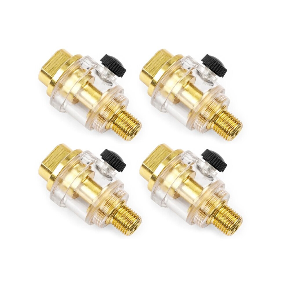 Air Tool Oil Lubricator Oiler Compressors Pipe Automatic Lubrication Self-Contained Oil Dispenser,