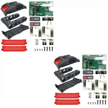2set 5 Hole 21700 Li-Ion Battery Case Box PCB Protection Board for Zhipu Hongsong Jingmi for 18V Battery
