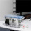 Keyboard Mouse Desktop Organizer Acrylic 3 Tier Stand Frame Shelf Keyboard Storage Tool for Study Room Transparent 4