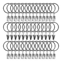 40 Metal Curtain Clips, Metal Roman Hoop Clips, Bathroom Hanging Clips, Curtain Ring Accessories