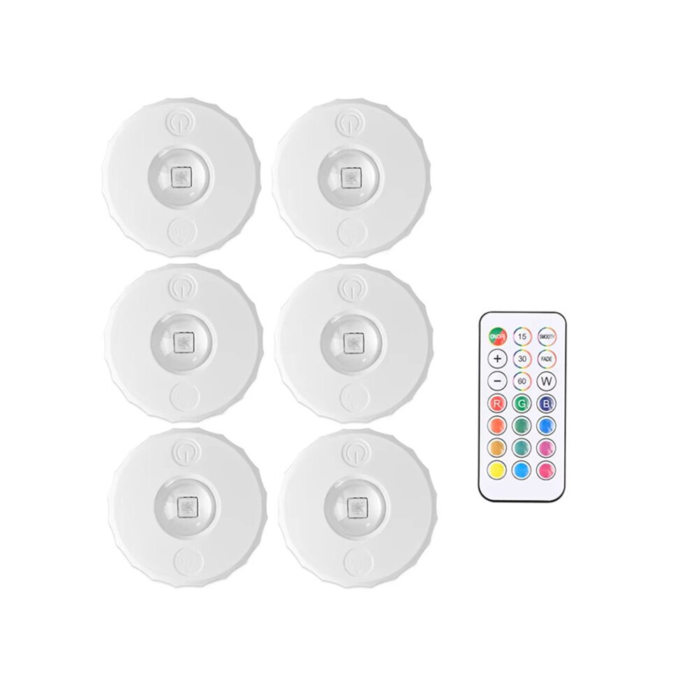 Rechargeable Led Spotlights Rgb Night Wireless Remote Control Cabinet For Display Closet Wardrobe Bedroom Light 6032483712723
