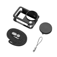 Case for Osmo Action 6 Silicone Cover with Lens Protective Cap Anti-Scratch Protector Shell Accessories