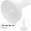 Mason Jar Fermentation Lids Plastic Oneway Design White for Wide Mouth Jars 2Pcs 7