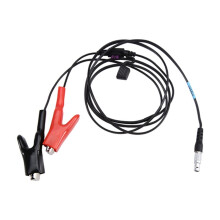 565854 Power Cable for TPS1200 TPS2003 TS10 TCRP1203 Total Station, 0B 5-Pin Connector to Alligator Clips