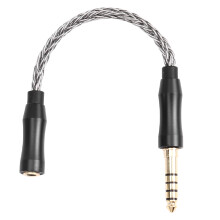 Cavo Audio da 4,4 mm Femmina A 3,5 mm Jack Bilanciato Maschio Adattatore Cavo di Conversione Auricolari Stereo Bilanciato