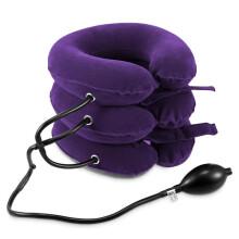 Neck Stretcher Cervical Traction Device for Home Use, Adjustable Inflatable Neck Brace for Pain Relief ()