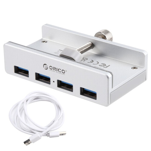 ORICO USB 3.0 HUB 5Gbps Clip Expansion HUB Splitter 1 to 4 Multiple Extend Dock for Desktop PC B