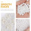 Perles rondes blanches d'imitation pour la création de bijoux (1 boîte) 4