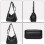 Γυναικεία τσάντα ώμου Crossbody με μαλακές θήκες και φερμουάρ, δερμάτινες τσάντες 4