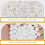 Perles rondes blanches d'imitation pour la création de bijoux (1 boîte) 8