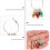 Christmas earrings bulb beads 1 pair 7