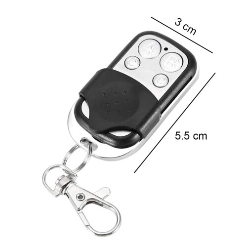 Ensemble de 4 télécommandes universelles pour porte de garage électrique 433 MHz 2
