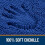 Chenille badkamertapijtset 24" x 16" 2