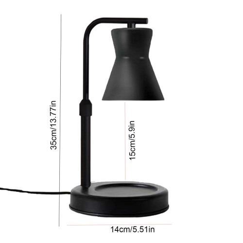 Lampada scaldacandele alogena da 50W con timer 2