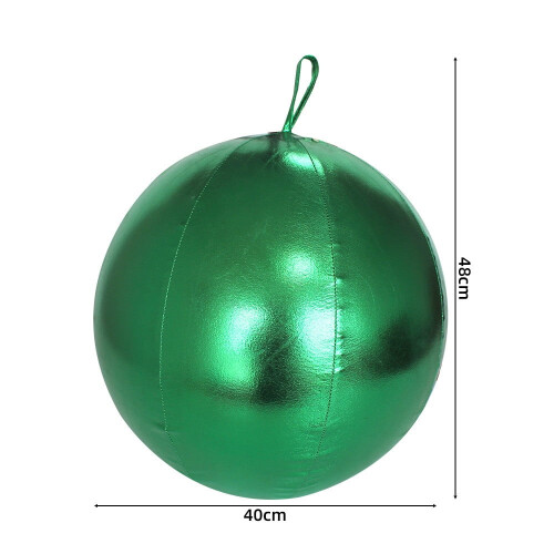 Boule de Noël gonflable DAMAI verte 48 cm 2