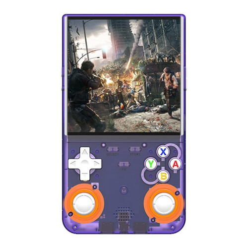 Console de Jogos Portátil Retrô R36 Ultra com Tela IPS de 4 Polegadas, Compatível com Mais de 10 Emuladores,  Console de Videogame Portátil B