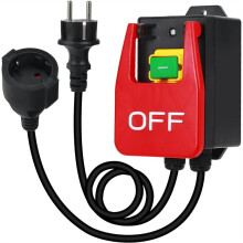Single-Phase /Off 230V, Electromagnetic Push Button for Quickly Switching Off Milling Tables Eu Plug