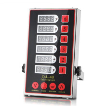 Digitale Keukentimer met 6 Kanalen, 220V, Roestvrij Staal, Aftelfunctie en Alarm voor Kooktaken, EU-Stekker