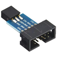 10Pcs 10Pin to 6PiN Convert to Standard Adapter Board for ATMEL STK500 AVRISP USBASP ISP Interface Converter AVR