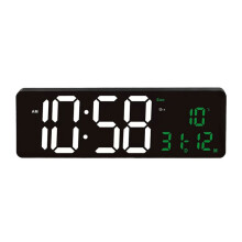 Orologio da Parete Digitale da 16,5" con LED/Funzione Sveglia/Timer/Display Della Temperatura, Orologio Digitale Elettronico B