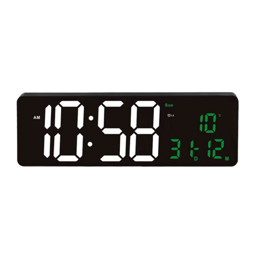 16.5'' Large Digital Wall Clock  LED /Alarm/Timer Function/Emperature Display Digital Clock Electronic Watch B