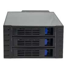 Gabbia per Disco Rigido Sostituibile A Caldo. Chassis 2 Espansione Unità Ottica 3 HDD da 3,5 Pollici con Backplane con Ventola