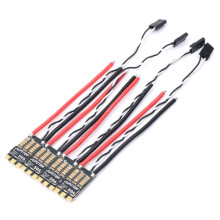 4 Stuks 50A AM32 ESC Borstelloze Elektronische Regelaar 3-6S 40V MOSFET voor RC FPV Drone