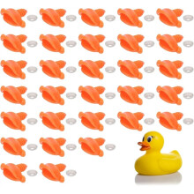 30Pcs Plastic Duck Beak, Doll Safety Duck Mouth Beak Replacement Decor with Washers for DIY Duckbills Doll Making