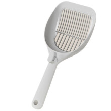 Skopa för Kattsand Ergonomiskt Handtag Anti-Stick Metallskopa för Kattunge för Rengöring Av Kattlådan