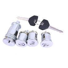 Set di Interruttore di Accensione per Auto e Cilindro di Serratura A 3 Porte con 2 Chiavi per   TJ 02-06