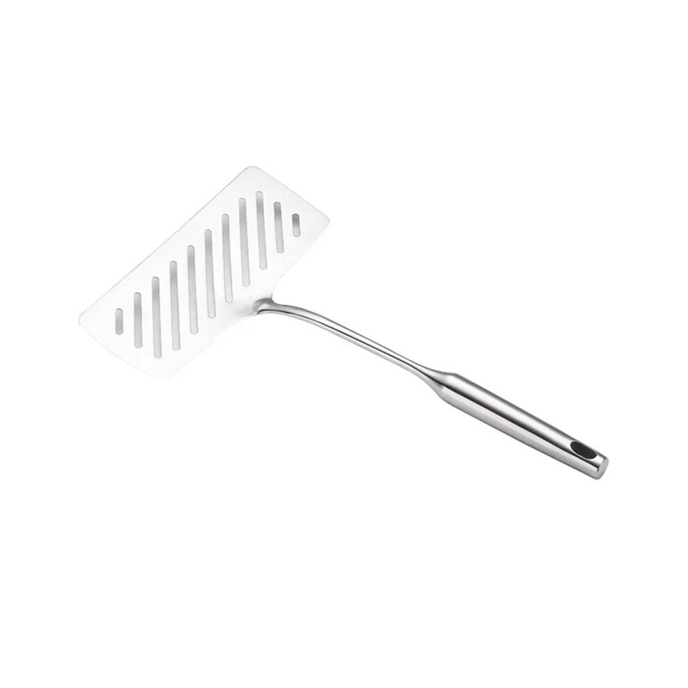 304 Stainless Steel Extra Wide Fish Spatulas Steak Shovel Fish Turner Slotted Beveled Kitchen Cooking Utensils 4711200176377
