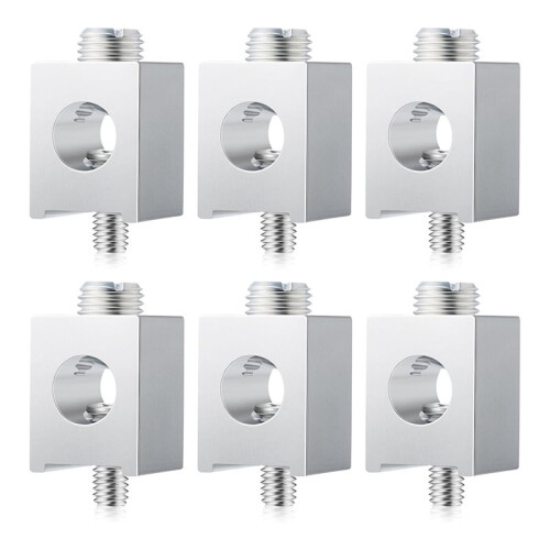 Aluminum Ground Lugs 6-Pack, 4-2/0 Neutral Lug Kit for Safe and Efficient Electrical Installations