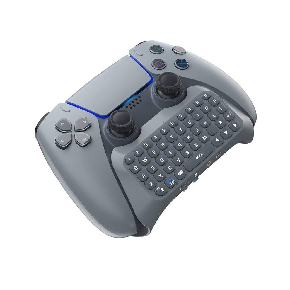 Photos - Keyboard 3.5mm Gaming Wireless  3.0 Controller Pad for PS5 DualSense Gamepad Mount Keypad Built-in Speaker Grey
